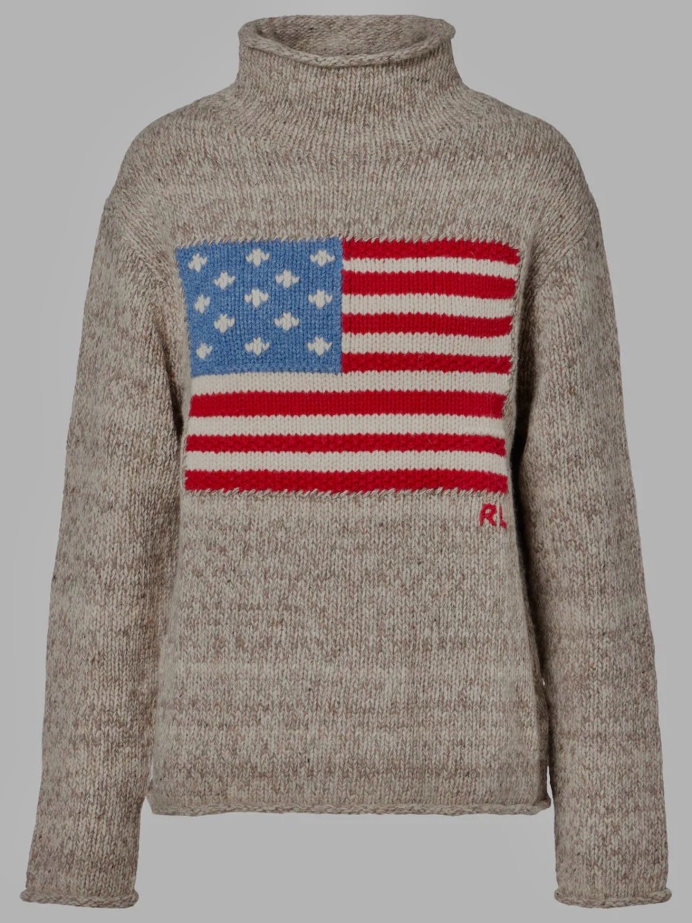 Polo Ralph Lauren American Flag Turtleneck Sweater - Picture 8 of 8